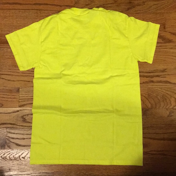 Gildan Unisex Neon Yellow Tee - Picture 2 of 2